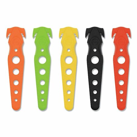 GOURMETGALLEY ACM Safety Cutter Knife, Assorted Color, 5PK GO1922917